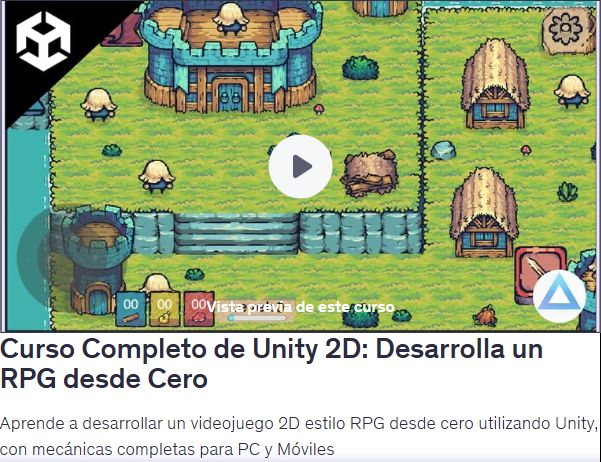 Curso Completo de Unity 2D: Desarrolla un RPG desde Cero