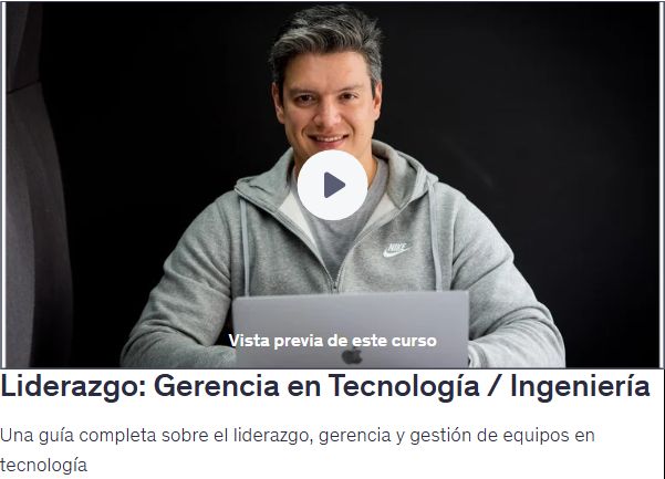 Liderazgo: Gerencia en Tecnología / Ingeniería
