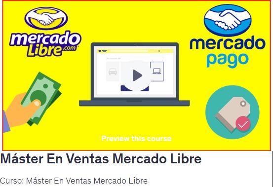 Máster En Ventas Mercado Libre