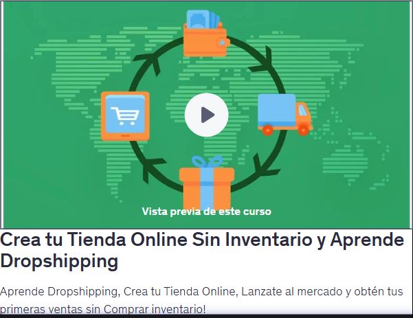 Aprende Dropshipping, Crea tu Tienda Online