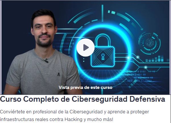 Curso Completo de Ciberseguridad Defensiva