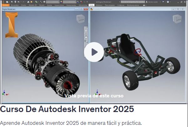 Curso De Autodesk Inventor 2025