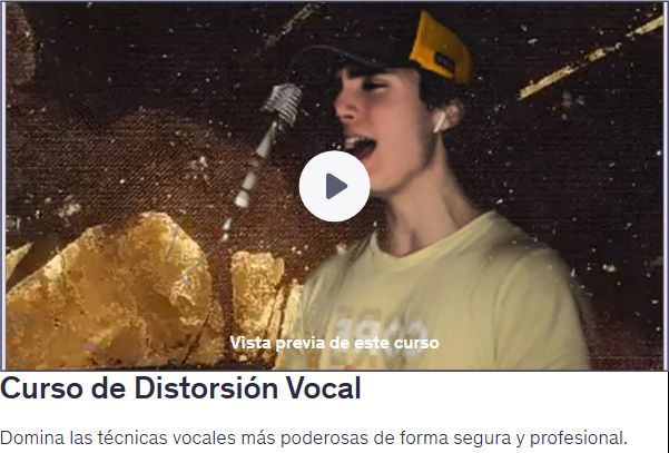 Curso de Distorsión Vocal