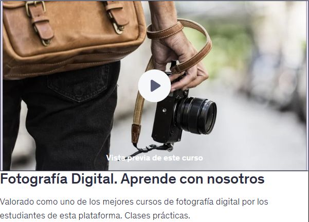 Fotografía Digital. Aprende con nosotros