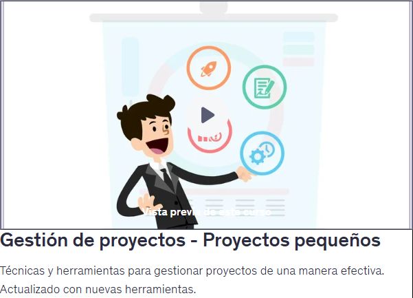 Gestión de proyectos - Proyectos pequeños
