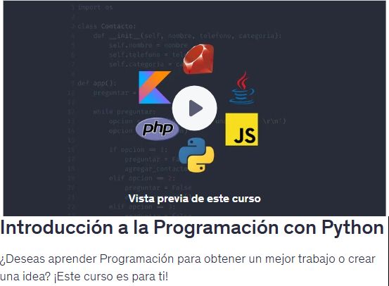 Introducción a la Programación con Python