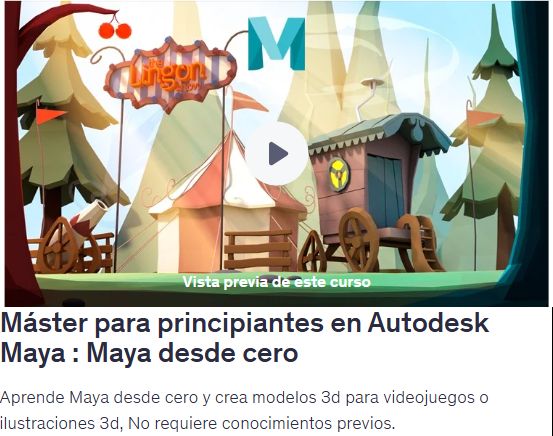 Máster para principiantes en Autodesk Maya