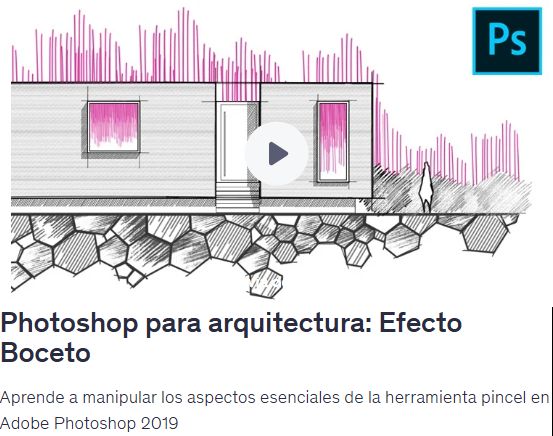 Photoshop para arquitectura: Efecto Boceto