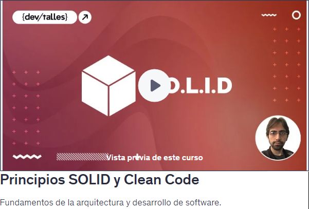 Principios SOLID y Clean Code