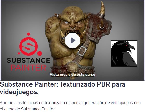 Substance Painter: Texturizado PBR para videojuegos