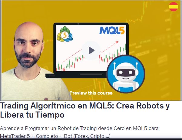 Trading Algorítmico en MQL5: Crea Robots y Libera tu Tiempo