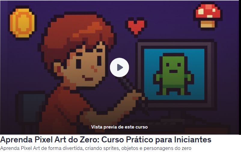 Aprenda Pixel Art do Zero: Curso Prático para Iniciantes