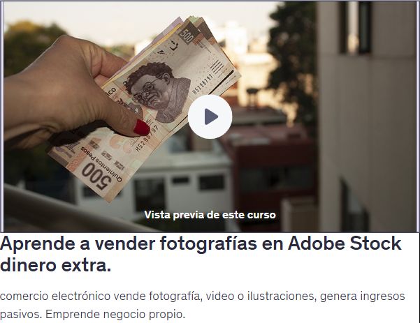 Aprende a vender fotografías en Adobe Stock