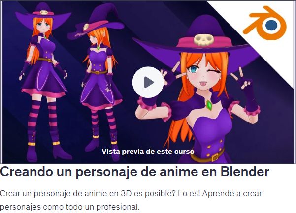 Creando un personaje de anime en Blender