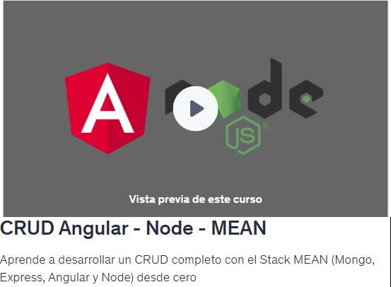 CRUD Angular - Node - MEAN