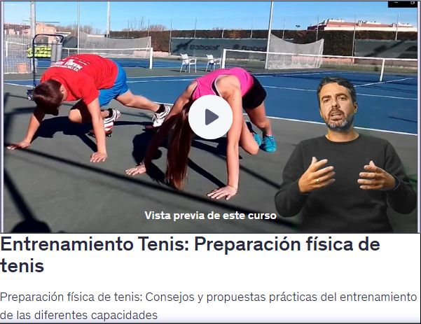 Entrenamiento Tenis: Preparación física de tenis