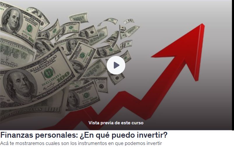 Finanzas personales: ¿En qué puedo invertir?