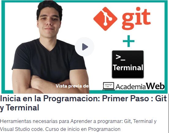 Inicia en la Programacion: Primer Paso : Git y Terminal