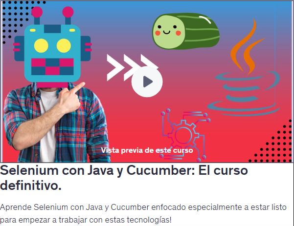 Selenium con Java y Cucumber: El curso definitivo