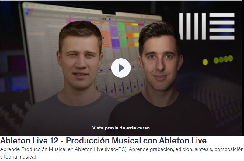 Ableton Live 12 - Producción Musical con Ableton Live