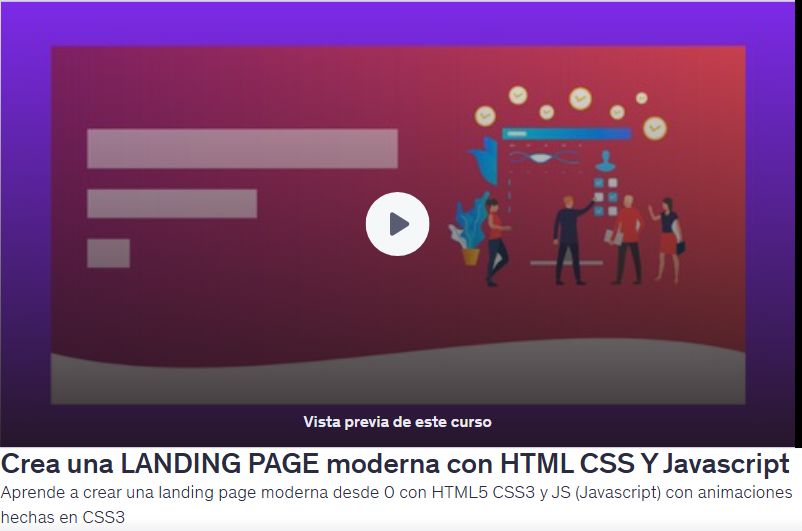 Aprende a crear una landing page moderna desde 0