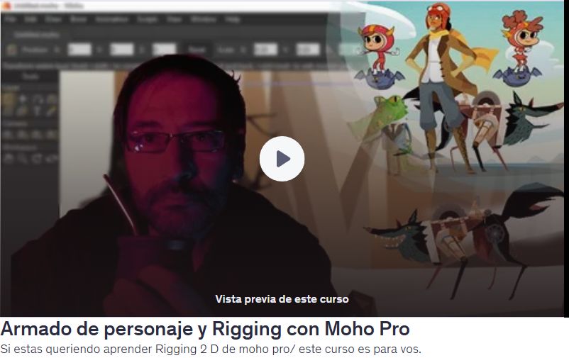 Armado de personaje y Rigging con Moho Pro