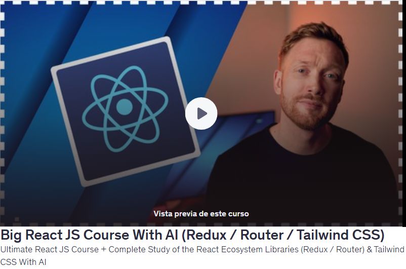 Big React JS Course With AI (Redux / Router / Tailwind CSS)