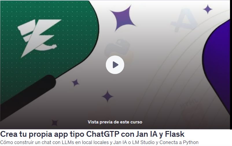 ChatGTP con Jan IA y Flask