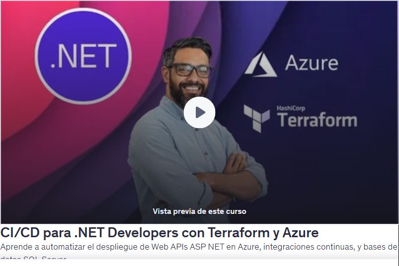 CI/CD para .NET Developers con Terraform y Azure