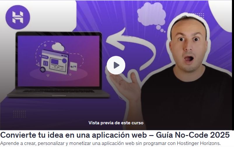 Convierte tu idea en una aplicación web – Guía No-Code 2025