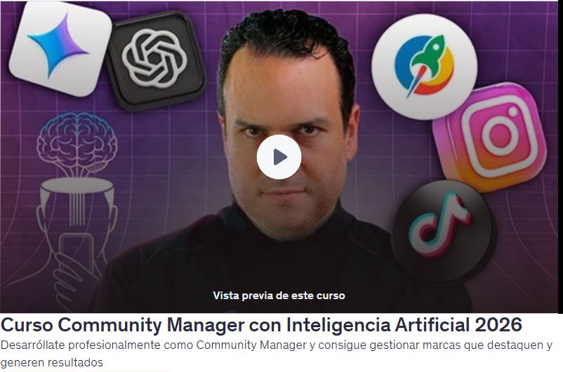 Curso Community Manager con Inteligencia Artificial 2026