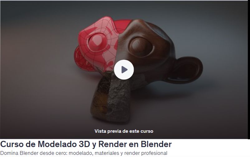 Curso de Modelado 3D y Render en Blender