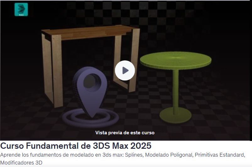 Curso Fundamental de 3DS Max 2025