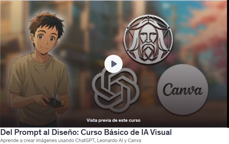Del Prompt al Diseño: Curso Básico de IA Visual