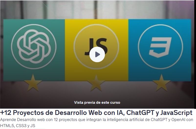 Desarrollo Web con IA, ChatGPT y JavaScript