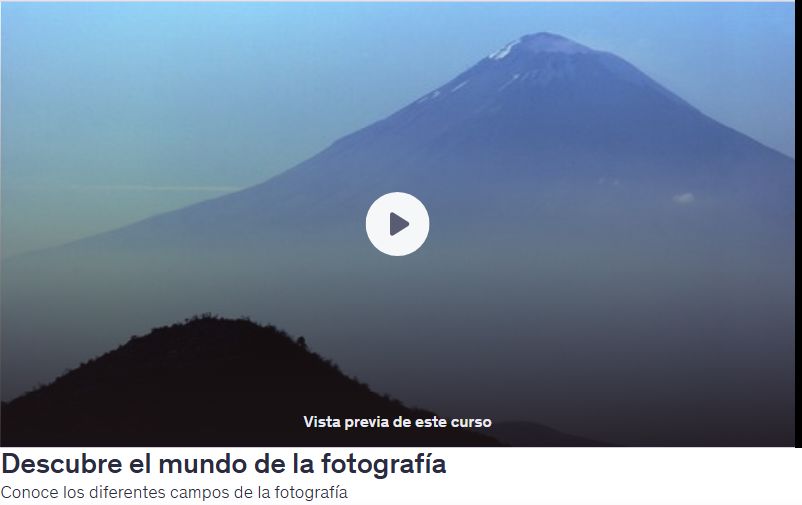 Descubre el mundo de la fotografía