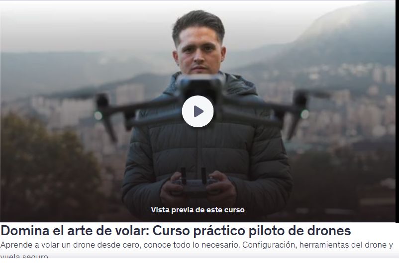 Domina el arte de volar: Curso práctico piloto de drones