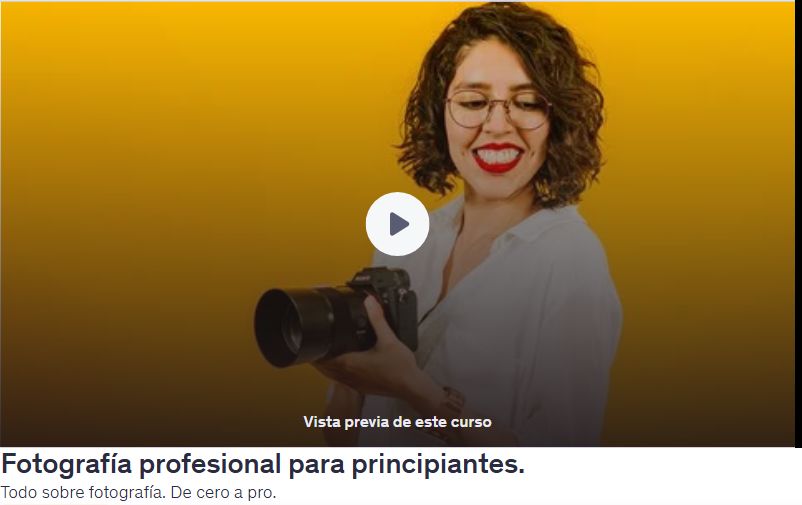 Fotografía profesional para principiantes. Todo sobre fotografía. De cero a pro.