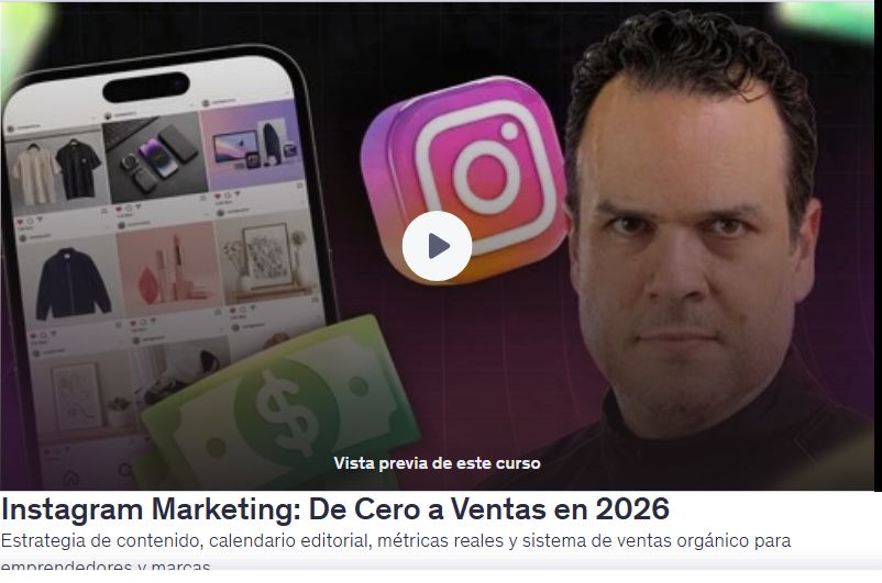 Instagram Marketing: De Cero a Ventas en 2026