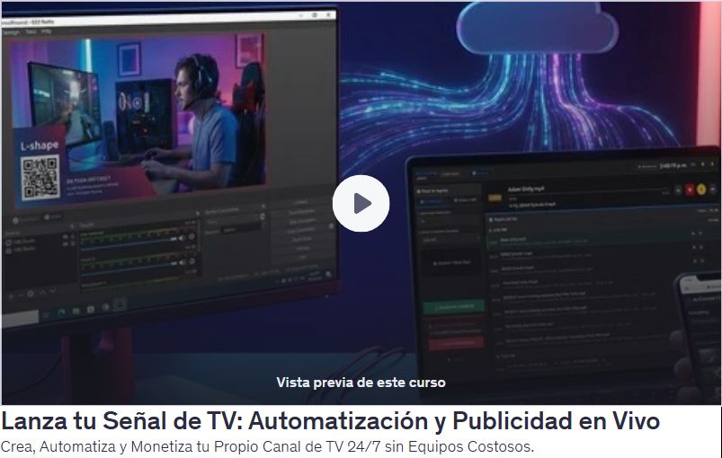 Lanza tu Señal de TV: Automatización y Publicidad en Vivo