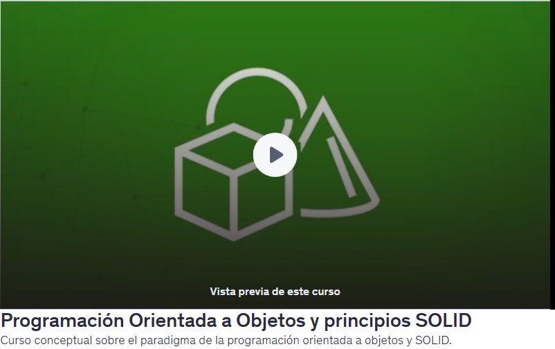 Programación Orientada a Objetos y principios SOLID
