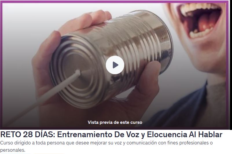 RETO 28 DÍAS: Entrenamiento De Voz y Elocuencia Al Hablar