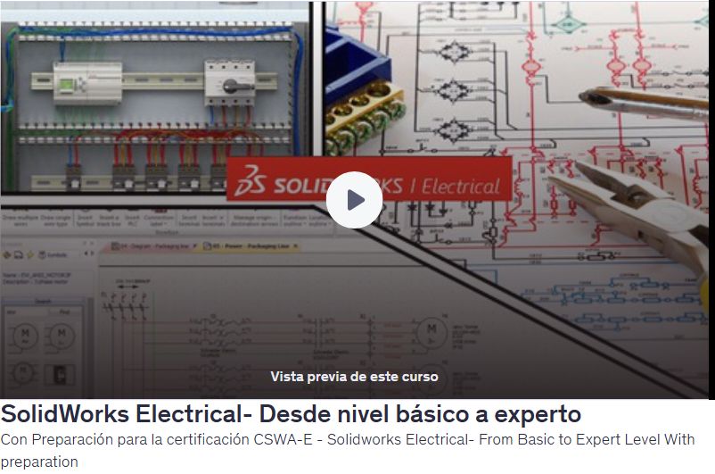SolidWorks Electrical- Desde nivel básico a experto