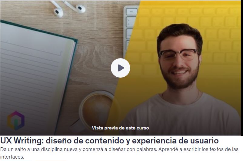 UX Writing: diseño de contenido y experiencia de usuario