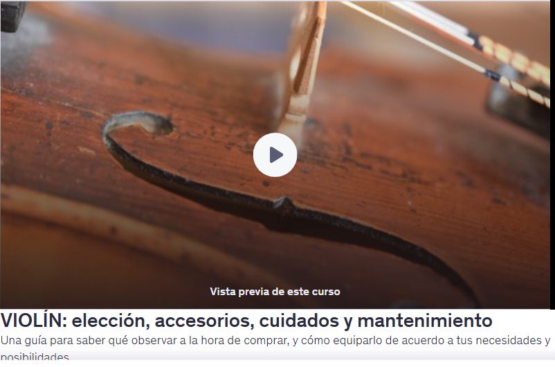 VIOLÍN: elección, accesorios, cuidados y mantenimiento