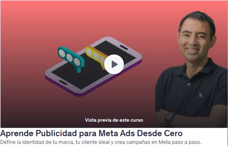 Aprende Publicidad para Meta Ads Desde Cero