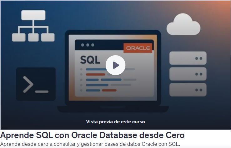Aprende SQL con Oracle Database desde Cero