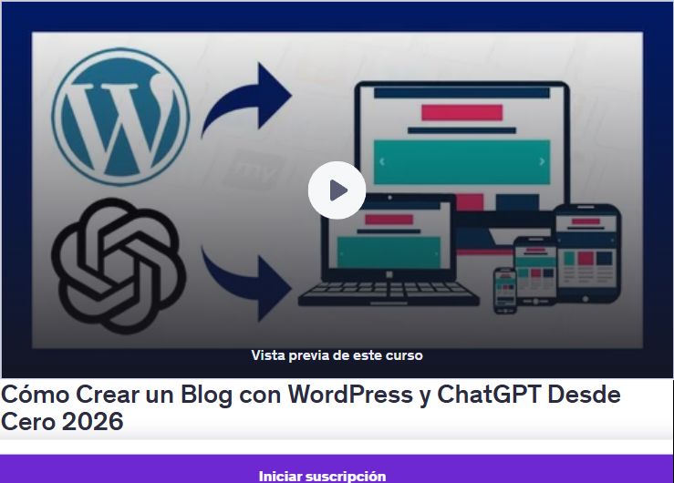 Cómo Crear un Blog con WordPress y ChatGPT Desde Cero