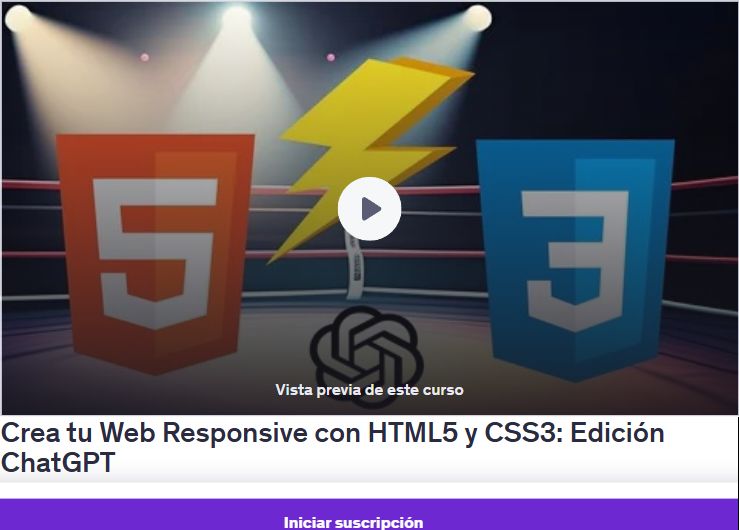 Crea tu Web Responsive con HTML5 y CSS3: Edición ChatGPT