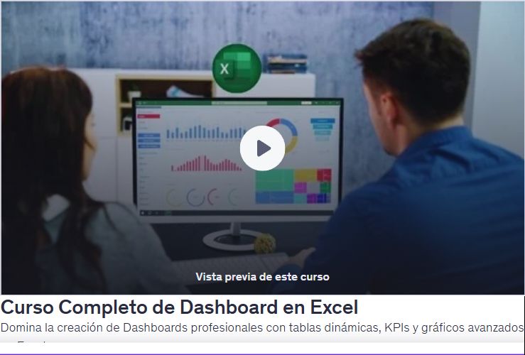 Curso Completo de Dashboard en Excel